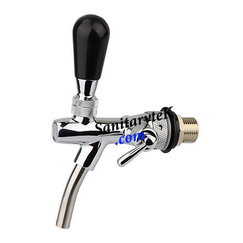 Compensator beer tap chrome plated