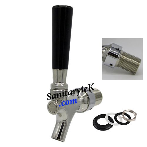 Beer faucet with G5/8 x 35mm shank