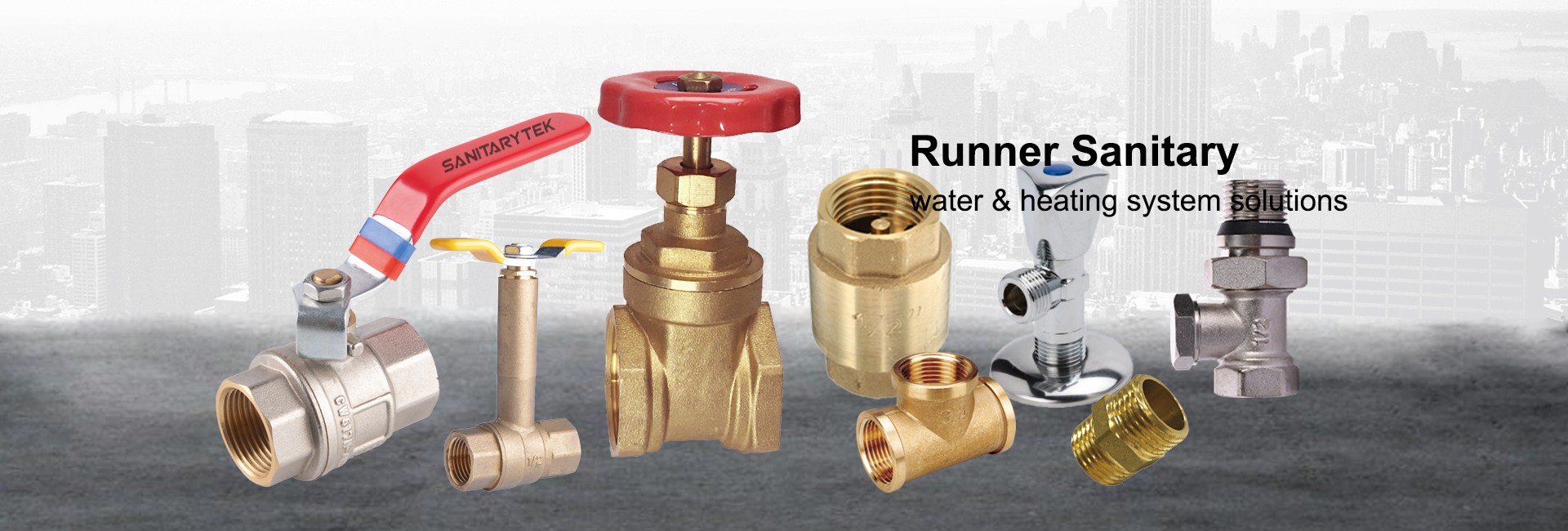China manufacturer and supplier of brass ball valve, gate valve, check valve, angle valve etc.