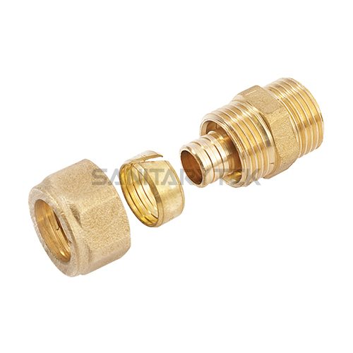 Male Connector for Polyethylene Pipe