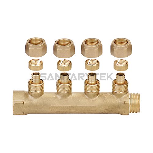 Linear Manifold for PeX pipe