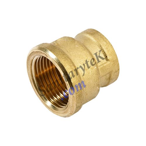 Brass reducing female threaded socket