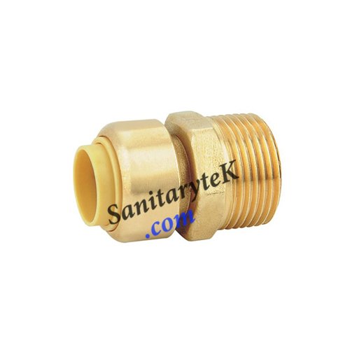 straight male adapter push fit fitting