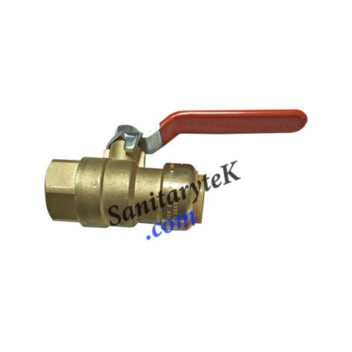Push-Fit female ball valve with lever